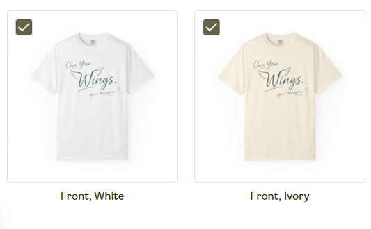 Own Your Wings Tee — "Ignore the Pigeons" Inspirational Hummingbird Shirt