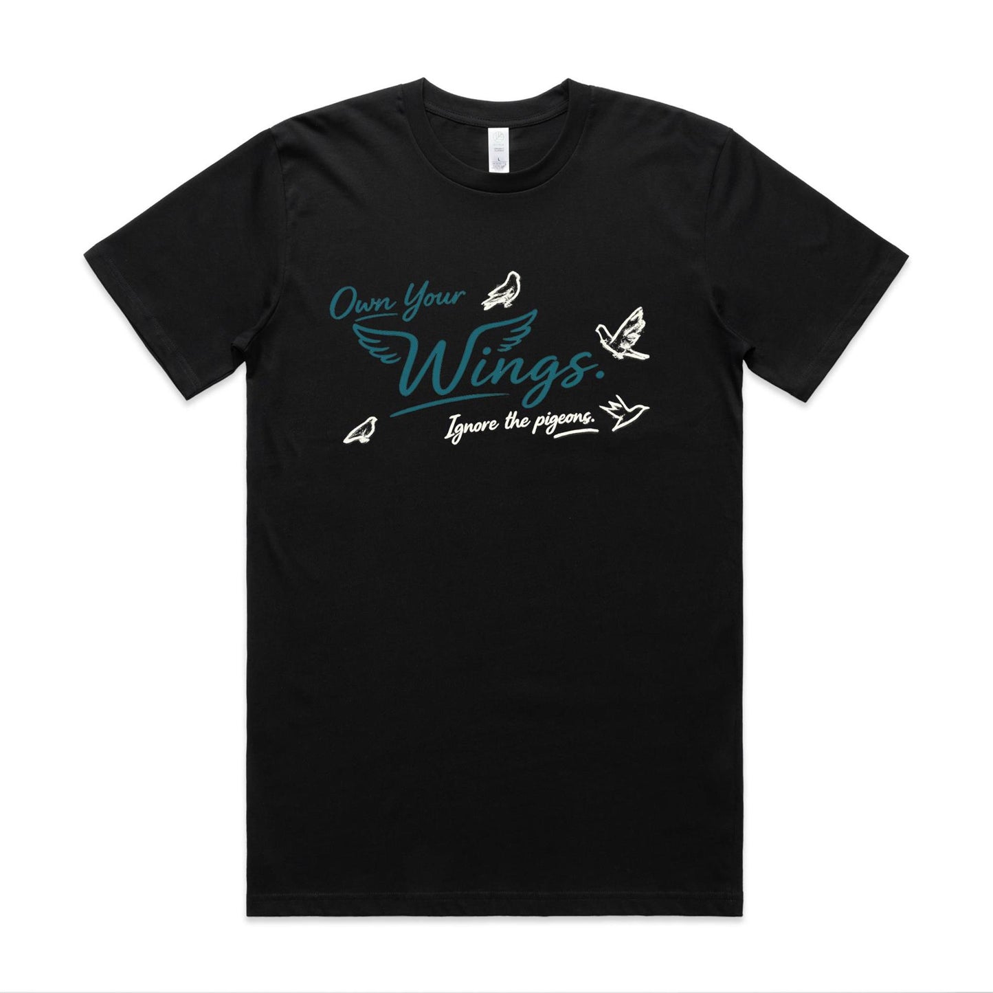 Own Your Wings / Ignore the Pigeons Tee