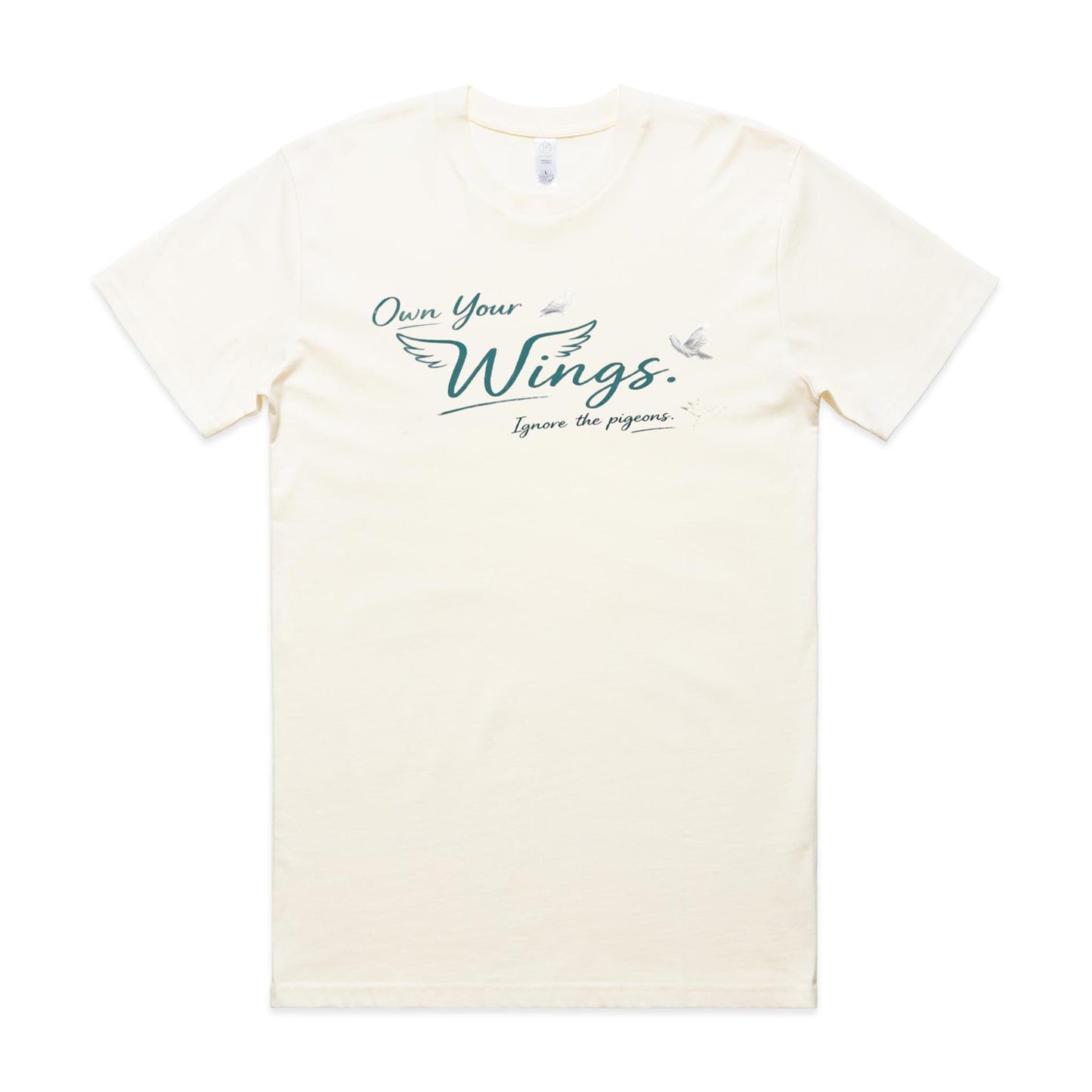 Own Your Wings / Ignore the Pigeons Tee