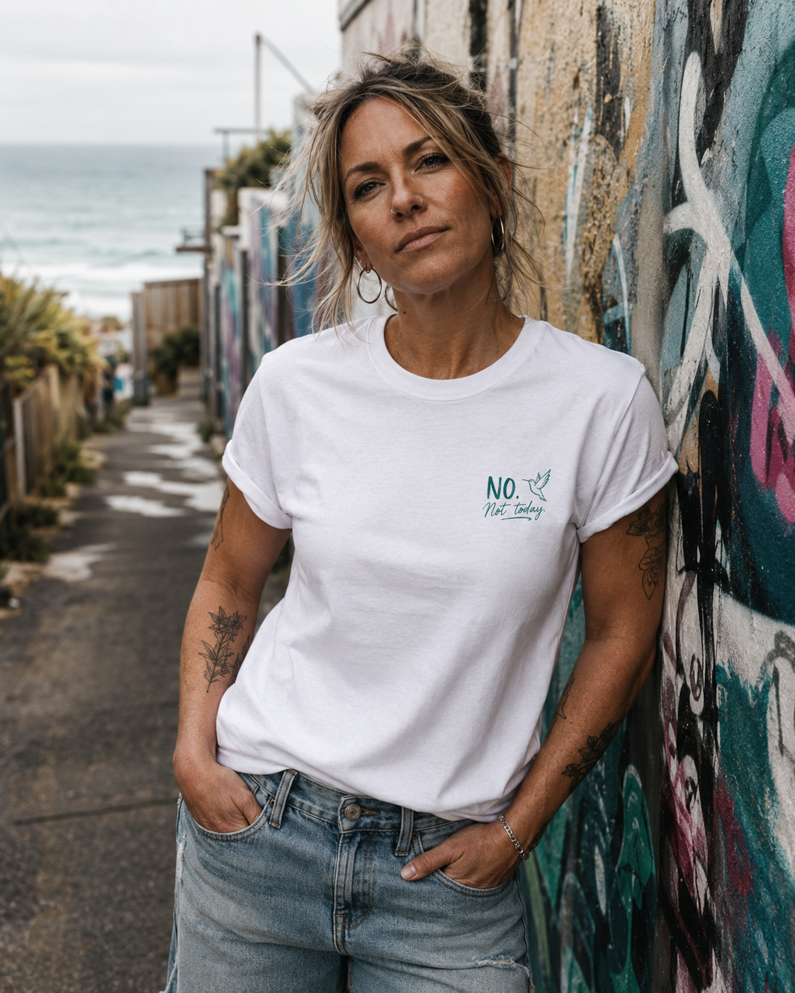 No. Not Today / No Is a Complete Sentence Tee