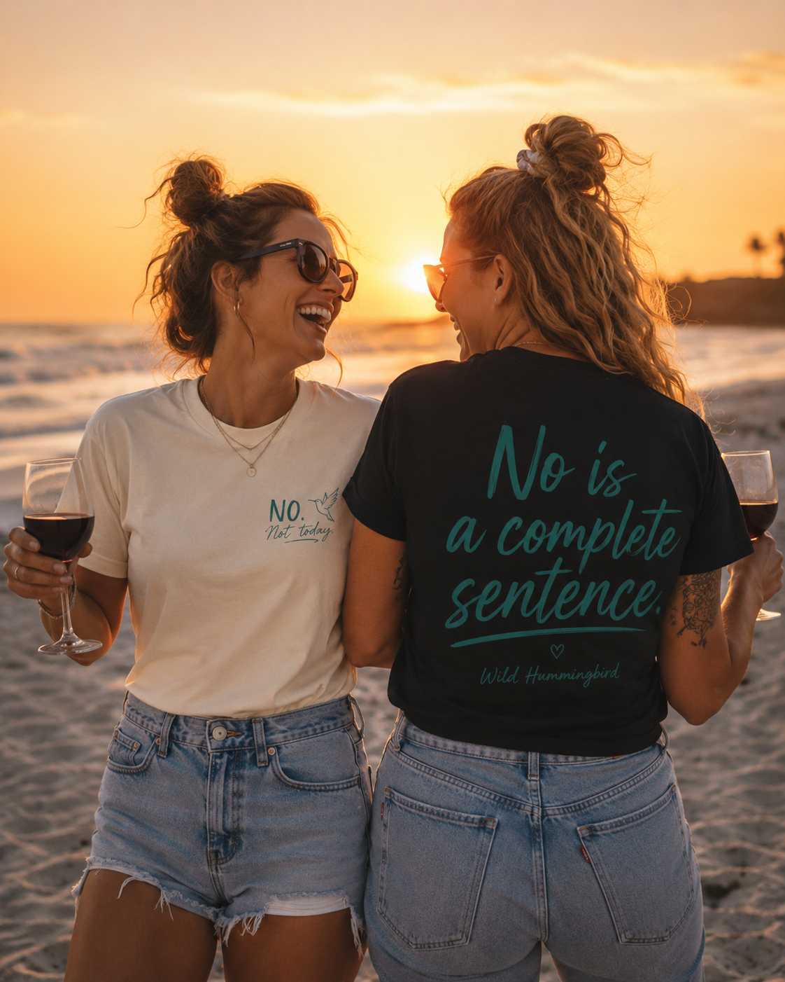 No. Not Today / No Is a Complete Sentence Tee