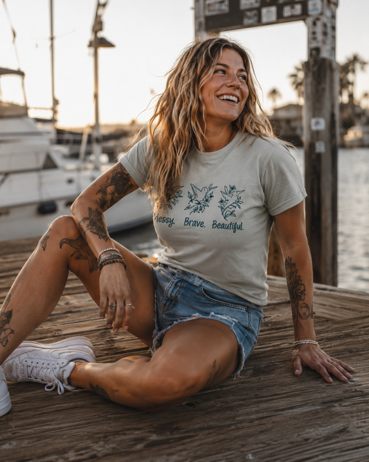 Messy. Brave. Beautiful. Tee