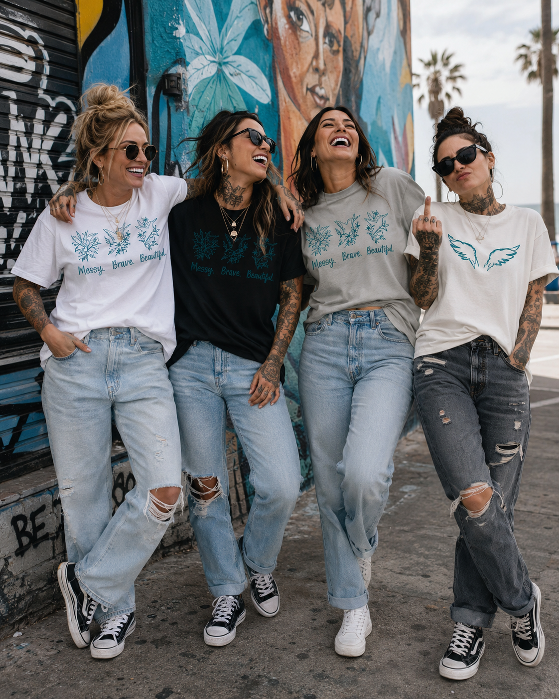 Messy. Brave. Beautiful. Tee
