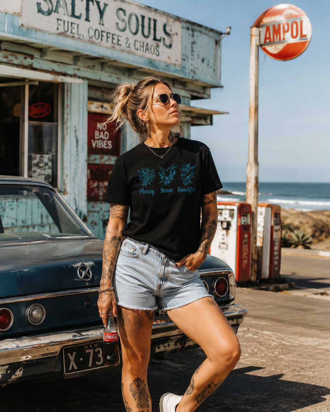 Messy. Brave. Beautiful. Tee