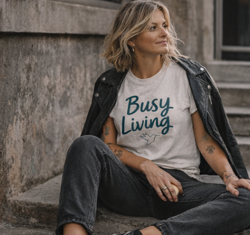 The Busy Living Tee