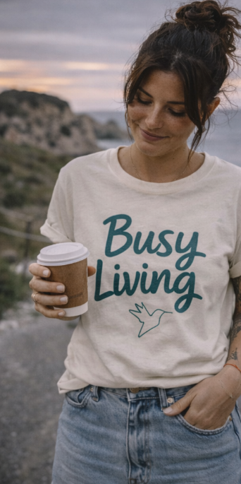 The Busy Living Tee