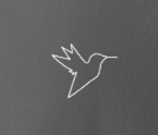 Hummingbird – Everyday Series Tee (White Print)