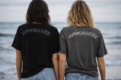 Hummingbird – Everyday Series Tee (White Print)