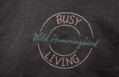 Hummingbird Busy Living Tee